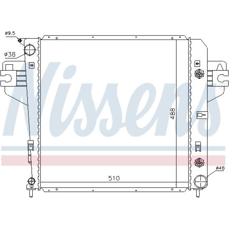 Wasserkühler PKW 61017 Wasserkühler PKW 61017