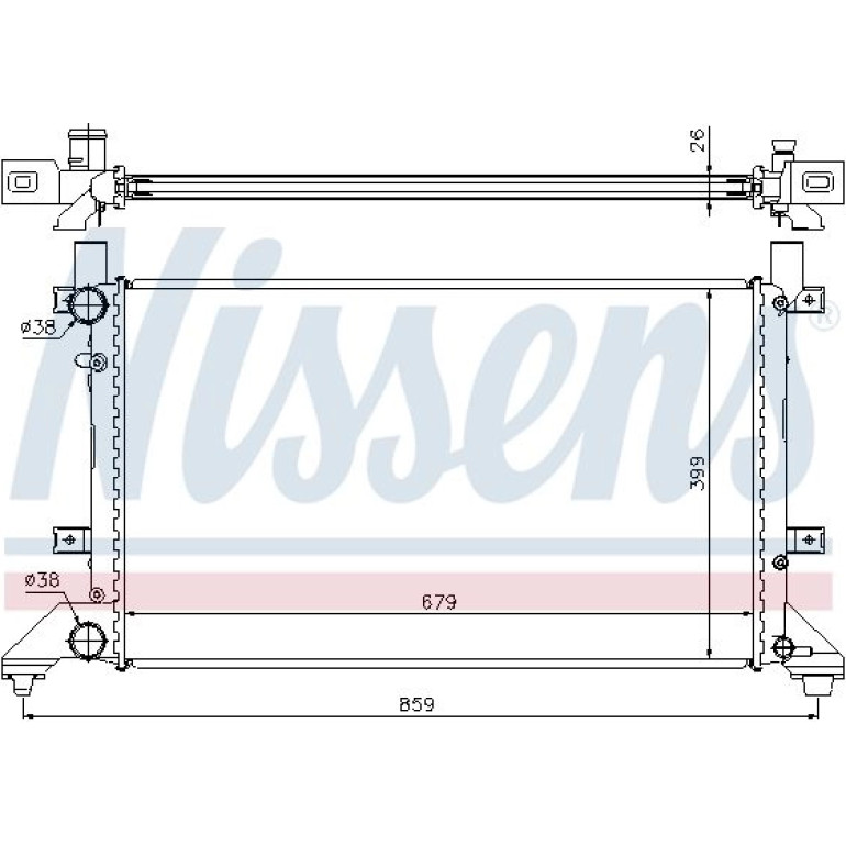 Wasserkühler PKW 65231A Wasserkühler PKW 65231A