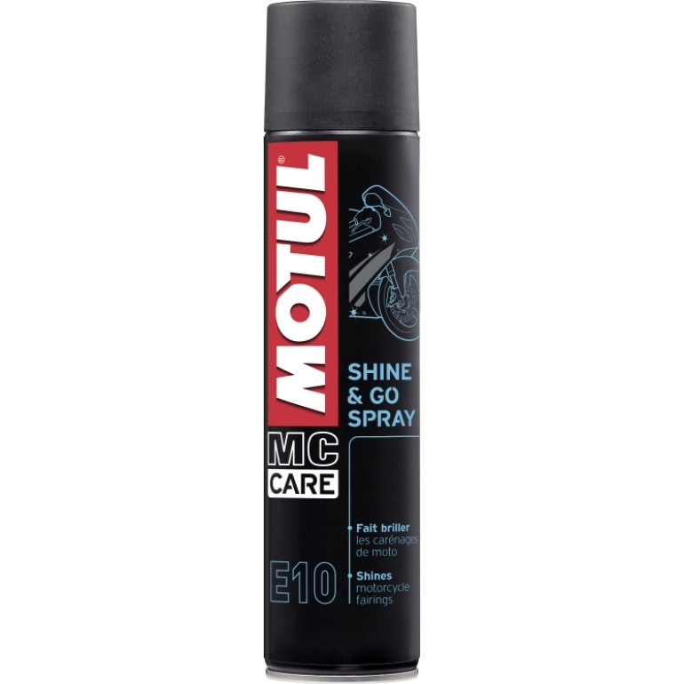 Motul E10 Glanzspray Shine & GO 400ML 103175 Motul E10 Glanzspray Shine & GO 400ML 103175