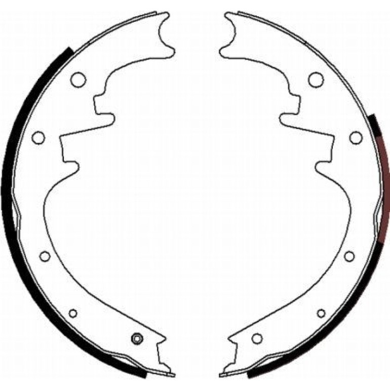 Bremsbacken Jeep Wrangler 91-/97-/Cherokee 84 91069700 Bremsbacken Jeep Wrangler 91-/97-/Cherokee 84 91069700