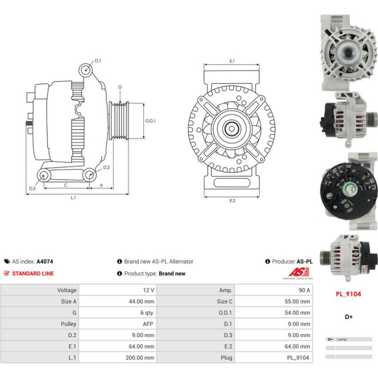 Generator A4074 Generator A4074