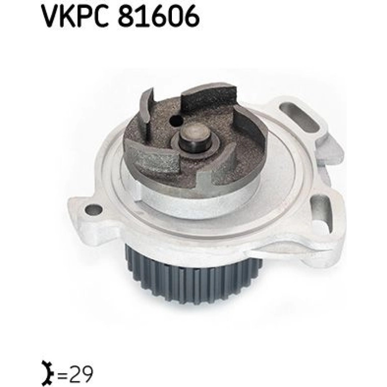 SKF Wasserpumpe VKPC 81606 SKF Wasserpumpe VKPC 81606
