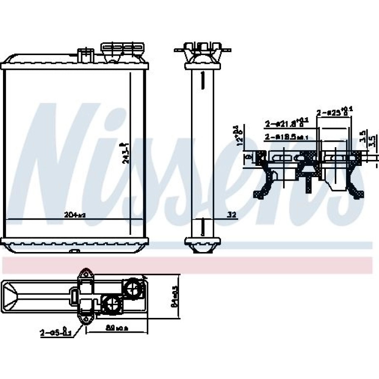 Heizkühler PKW 707102 Heizkühler PKW 707102
