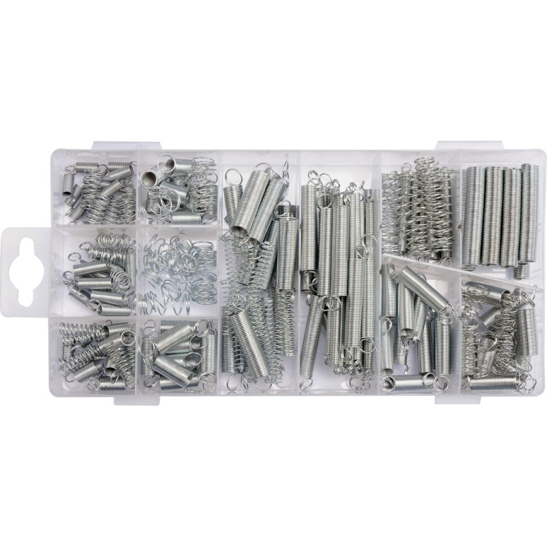 Feder Sortiment 200Tlg Druck- Zugfeder Mix YT-06875 Feder Sortiment 200Tlg Druck- Zugfeder Mix YT-06875