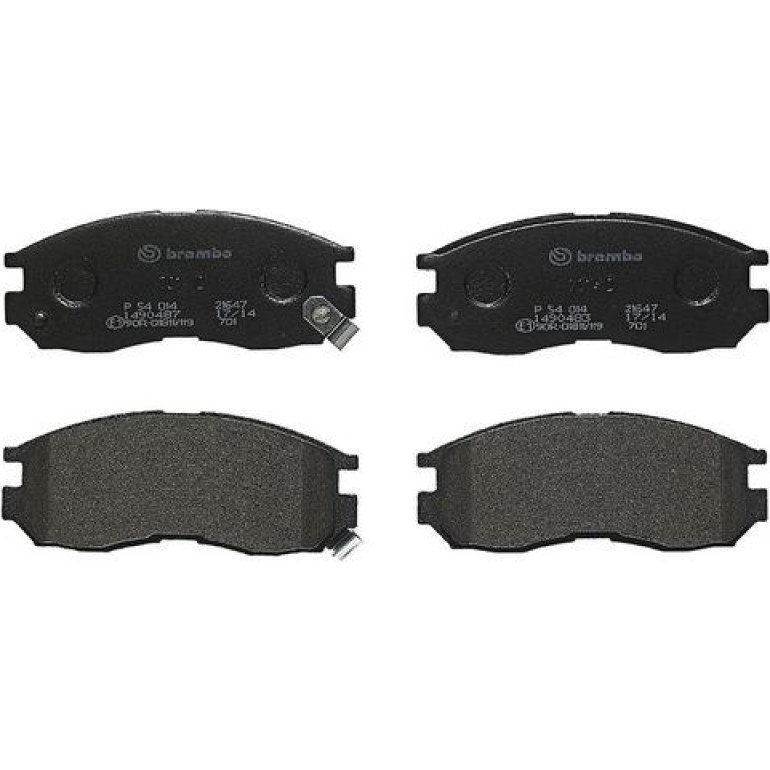 BREMBO Bremsklötze VA P 54 014 BREMBO Bremsklötze VA P 54 014