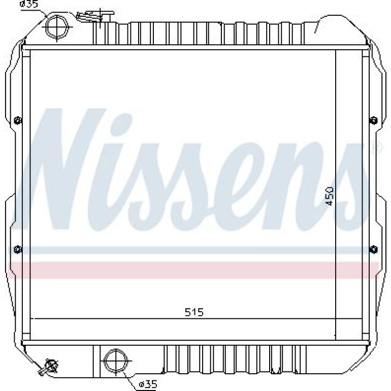 Wasserkühler PKW 64845 Wasserkühler PKW 64845