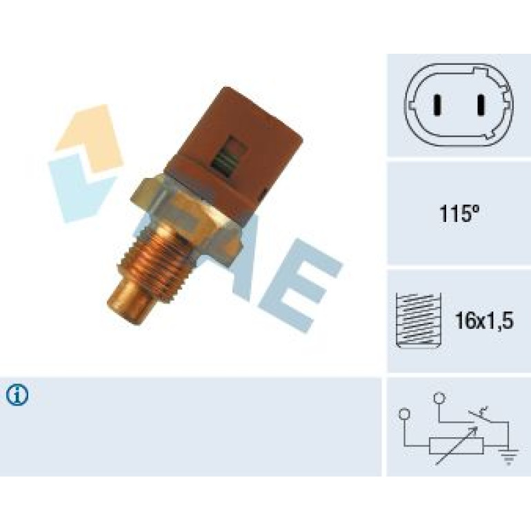 FAE Sensor, Kühlmitteltemperatur 34290 FAE Sensor, Kühlmitteltemperatur 34290