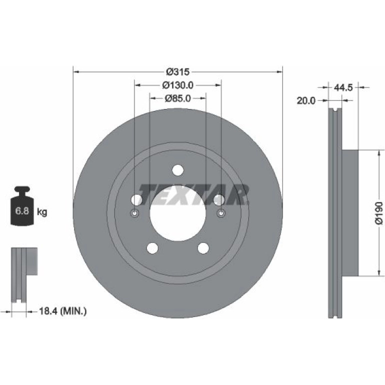 Bremsscheibe 92332903 Bremsscheibe 92332903