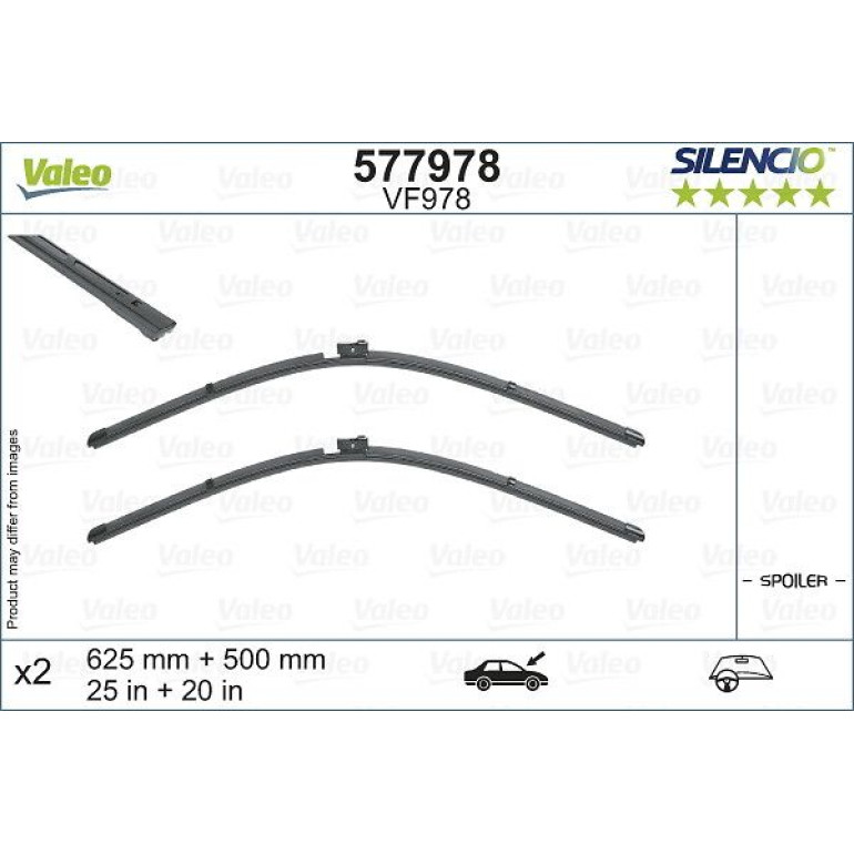 VALEO Scheibenwischer 577978 VALEO Scheibenwischer 577978