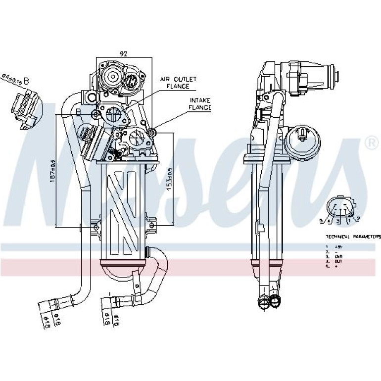 NISSENS Agr-Ventil 98375 NISSENS Agr-Ventil 98375