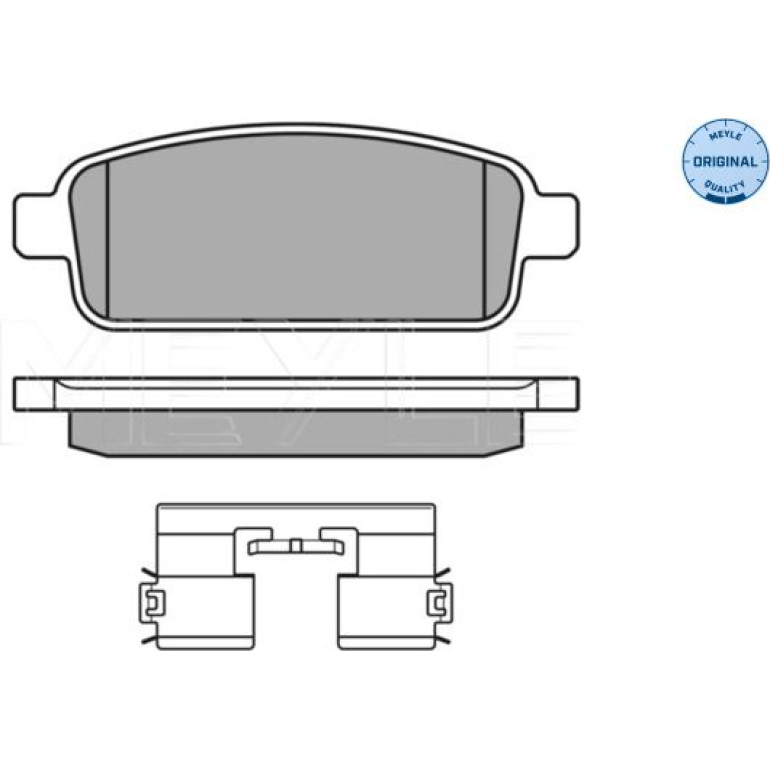 Bremsbelagsatz Opel T. Astra/Zafira 09- Mit Sensor 025 250 9616/W Bremsbelagsatz Opel T. Astra/Zafira 09- Mit Sensor 025 250 9616/W