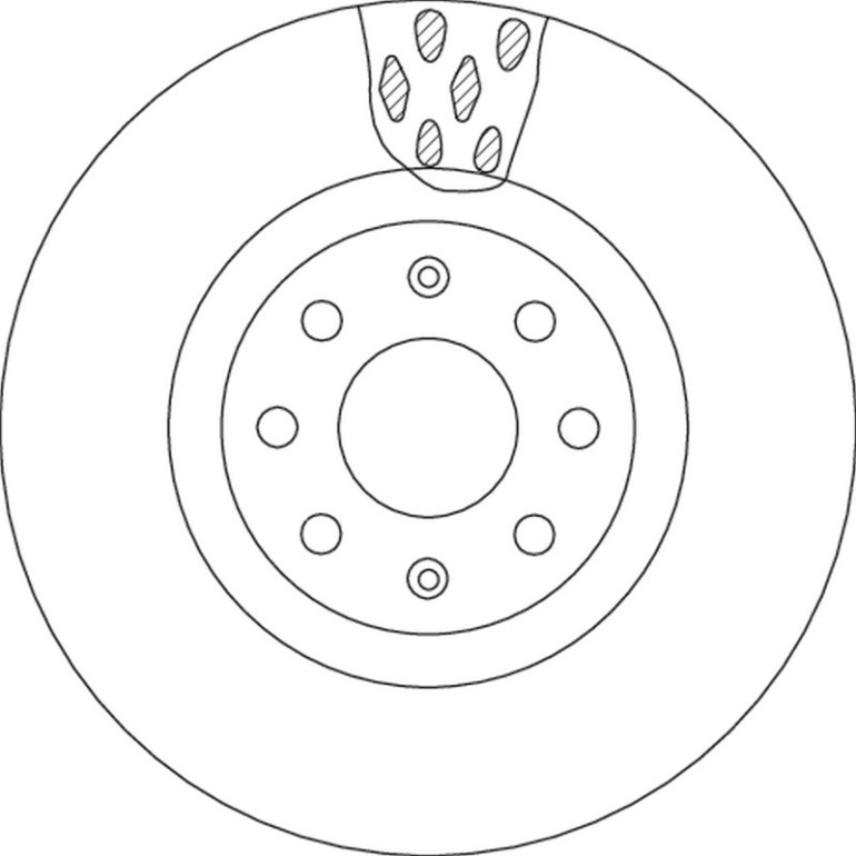 Bremsscheibe Fiat P. Grande Pun DF4737 Bremsscheibe Fiat P. Grande Pun DF4737