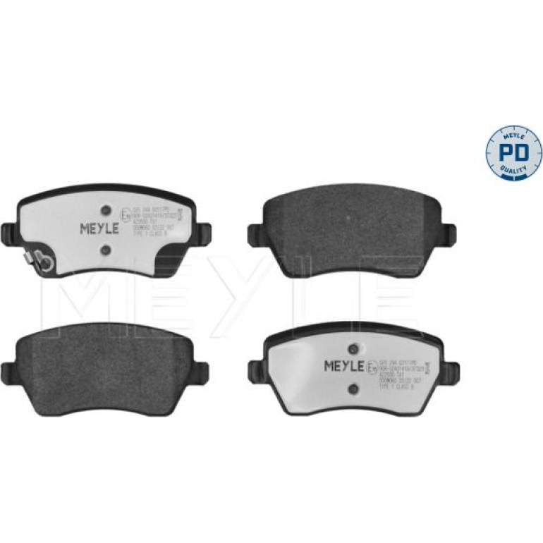 Bremsbelagsatz Opel P. Agilla 07-/Swift 05-/Splash 025 244 0317/PD Bremsbelagsatz Opel P. Agilla 07-/Swift 05-/Splash 025 244 0317/PD