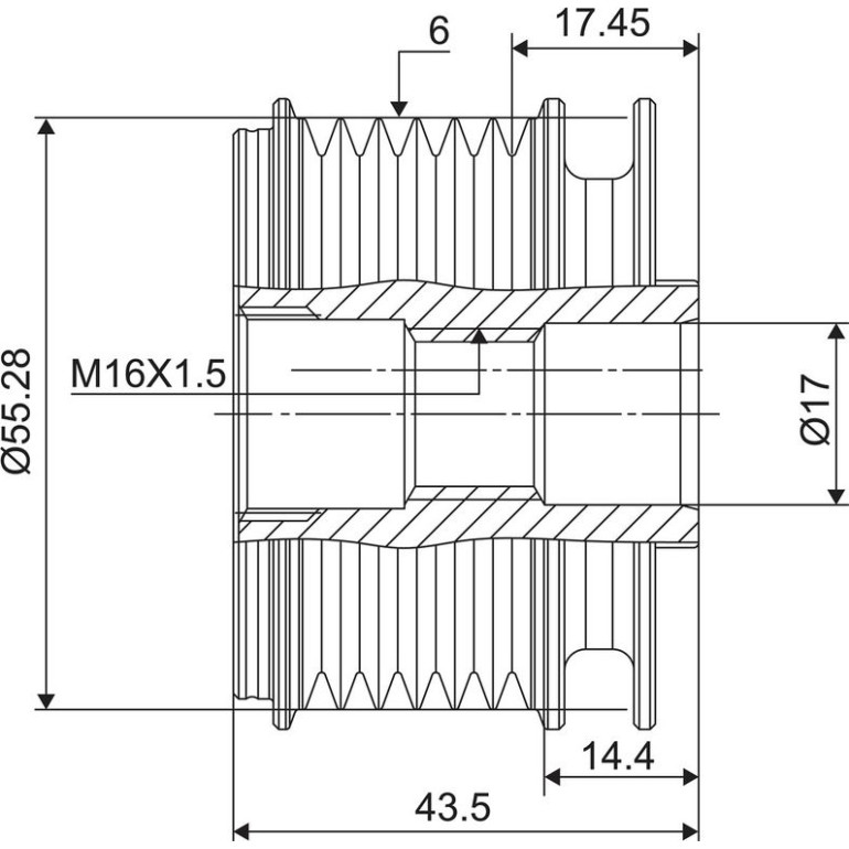 Generatorfreilauf 588004 Generatorfreilauf 588004