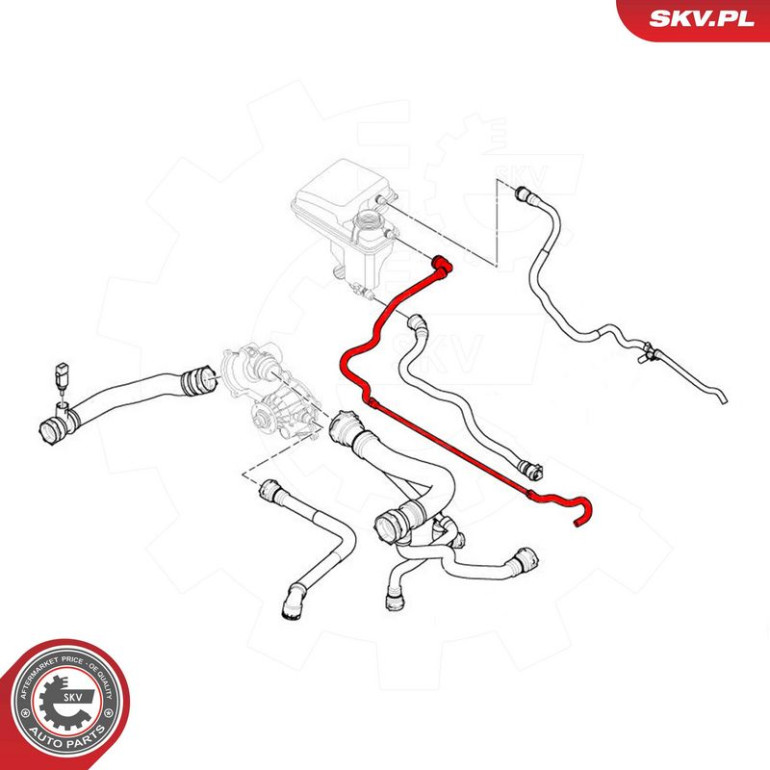 ESEN SKV Kühlerschlauch 43SKV639 ESEN SKV Kühlerschlauch 43SKV639