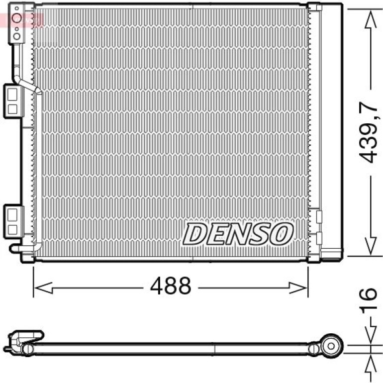 DENSO Kondensator, Klimaanlage DCN46028 DENSO Kondensator, Klimaanlage DCN46028