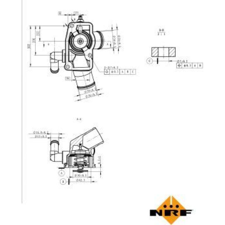 Thermostat, Kühlmittel 725112 Thermostat, Kühlmittel 725112