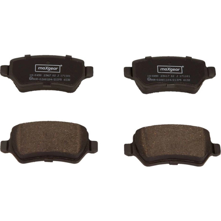 Bremsbelagsatz Opel T. Astra G/H/Zafira 19-0450 Bremsbelagsatz Opel T. Astra G/H/Zafira 19-0450