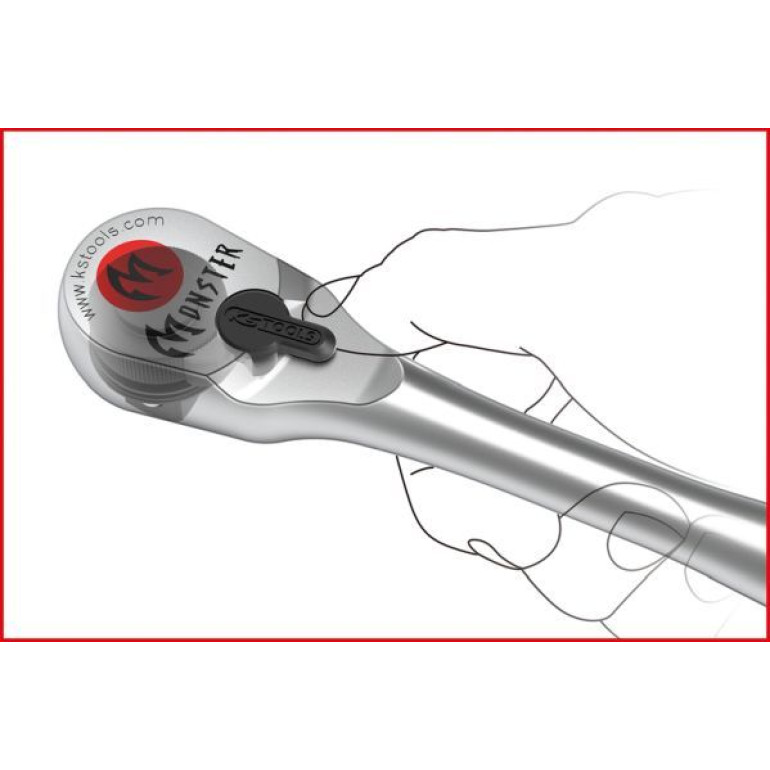 KS TOOLS Umschaltknarre 935.3890 KS TOOLS Umschaltknarre 935.3890