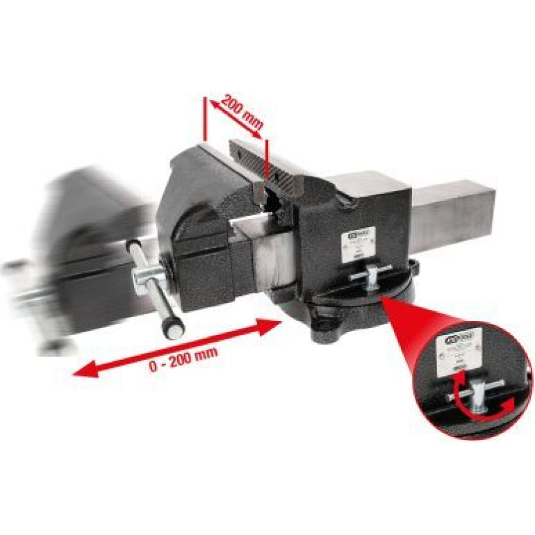 KS TOOLS Parallelschraubstock, 8 914.0008 KS TOOLS Parallelschraubstock, 8 914.0008