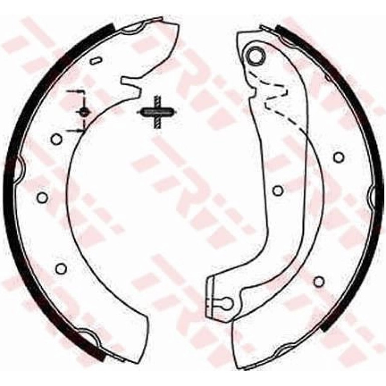 71 461 017 Bremsbacken GS8207 71 461 017 Bremsbacken GS8207
