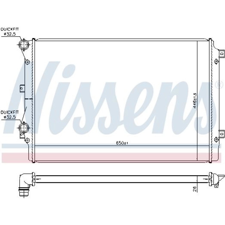 Wasserkühler PKW 65339 Wasserkühler PKW 65339