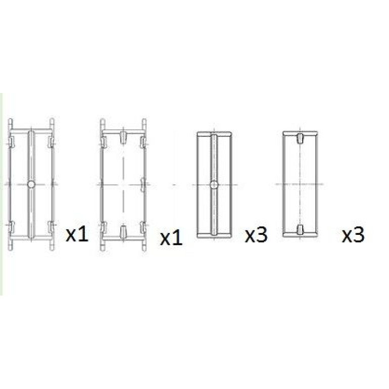 FAI AutoParts Kurbelwellenlager BM1013-STD