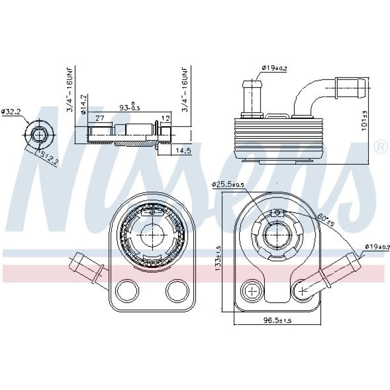 Ölkühler PKW 90972 Ölkühler PKW 90972