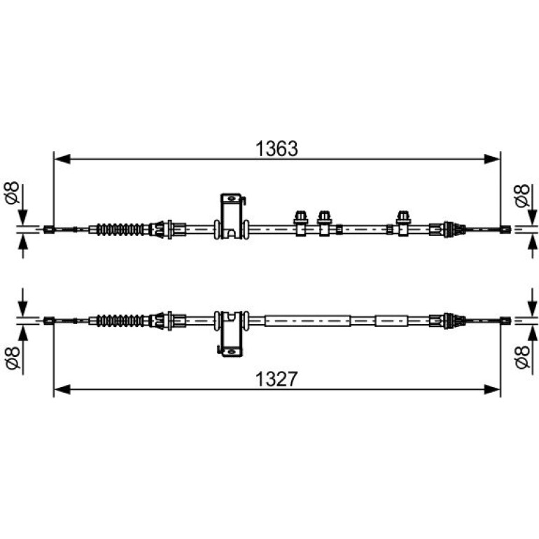 Handbremsseil 1987482453 Handbremsseil 1987482453