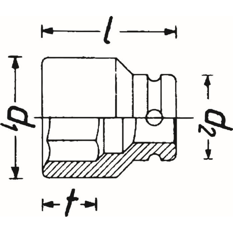 HAZET Kraft-Stecknuss 900SK-19 HAZET Kraft-Stecknuss 900SK-19