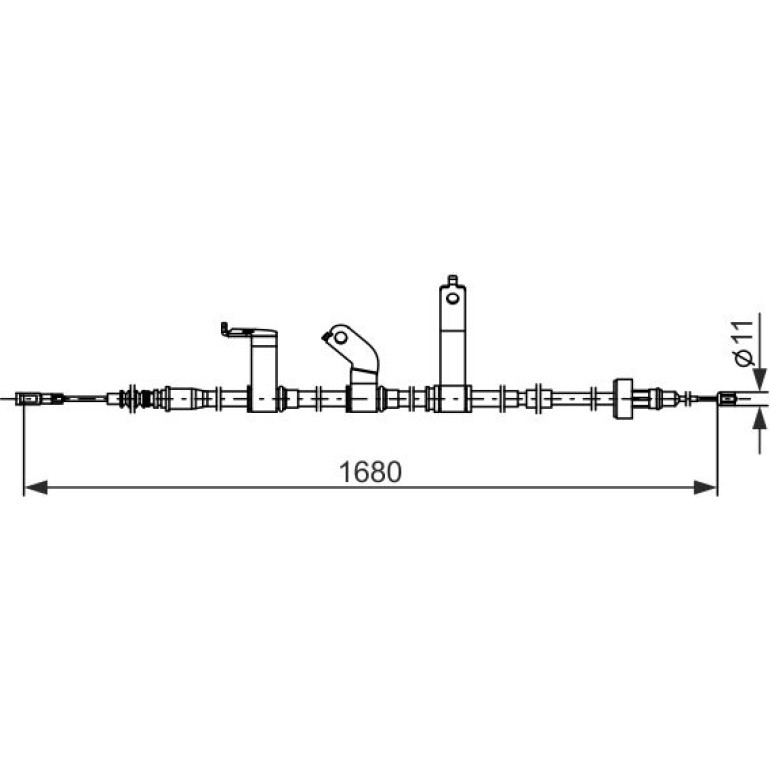 Handbremsseil 1987482849 Handbremsseil 1987482849