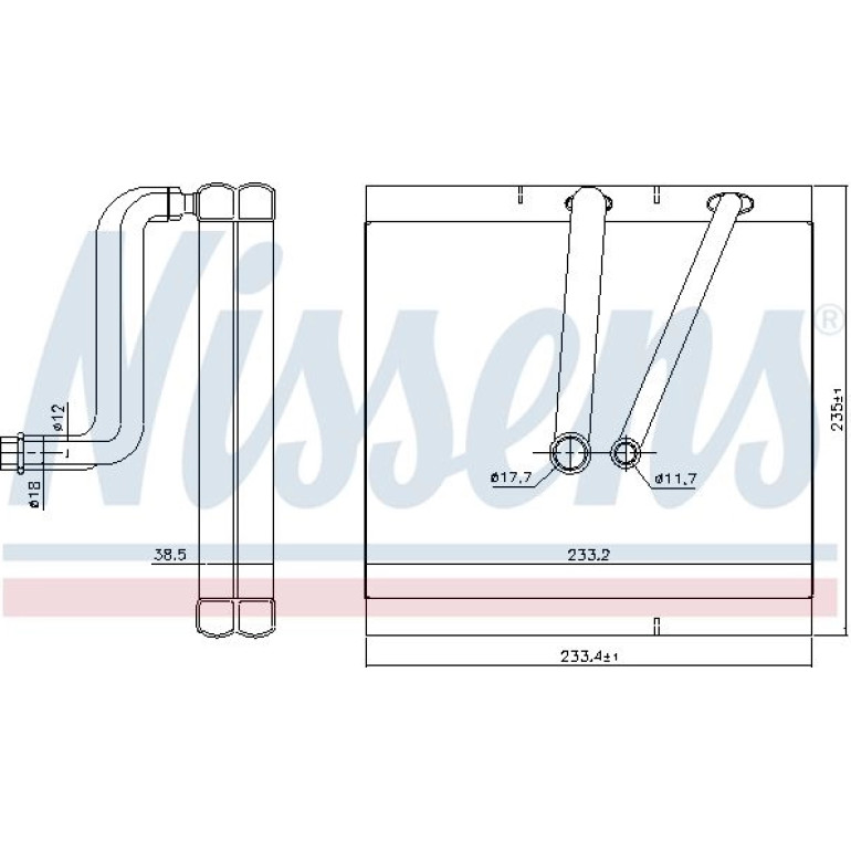Verdampfer PKW 92381 Verdampfer PKW 92381