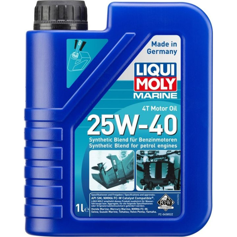 Liqui Moly Marine 4T Motor Oil 25W-40 1 l 25026
