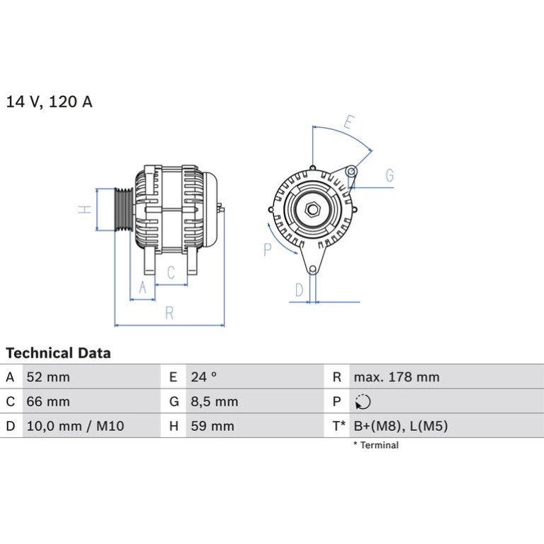Lichtmaschine 0 986 049 061 Lichtmaschine 0 986 049 061