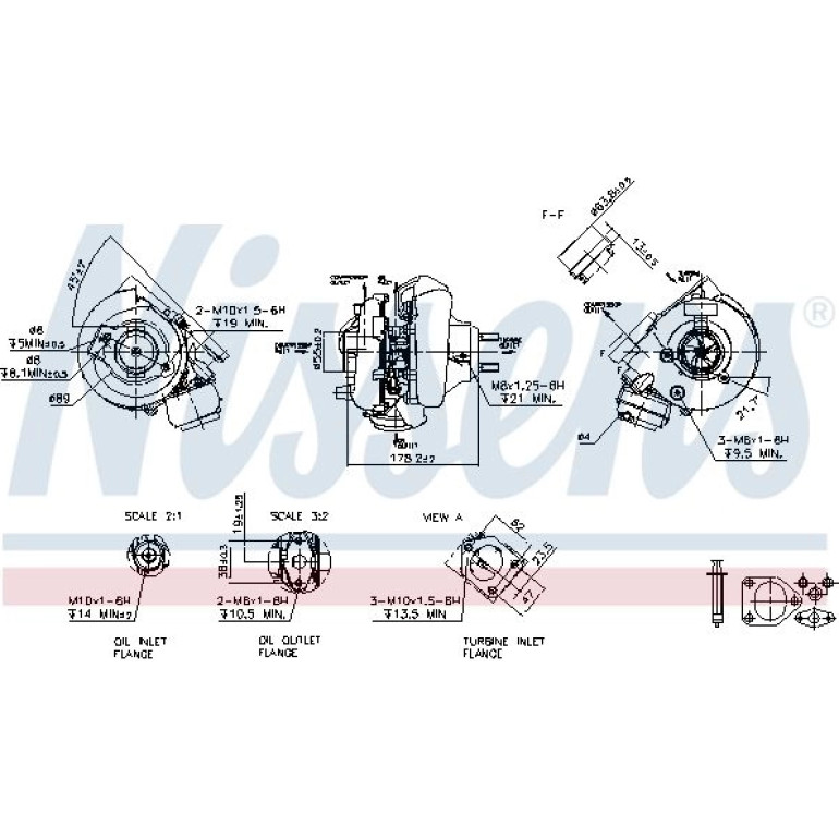 NISSENS Turbolader 93248 NISSENS Turbolader 93248