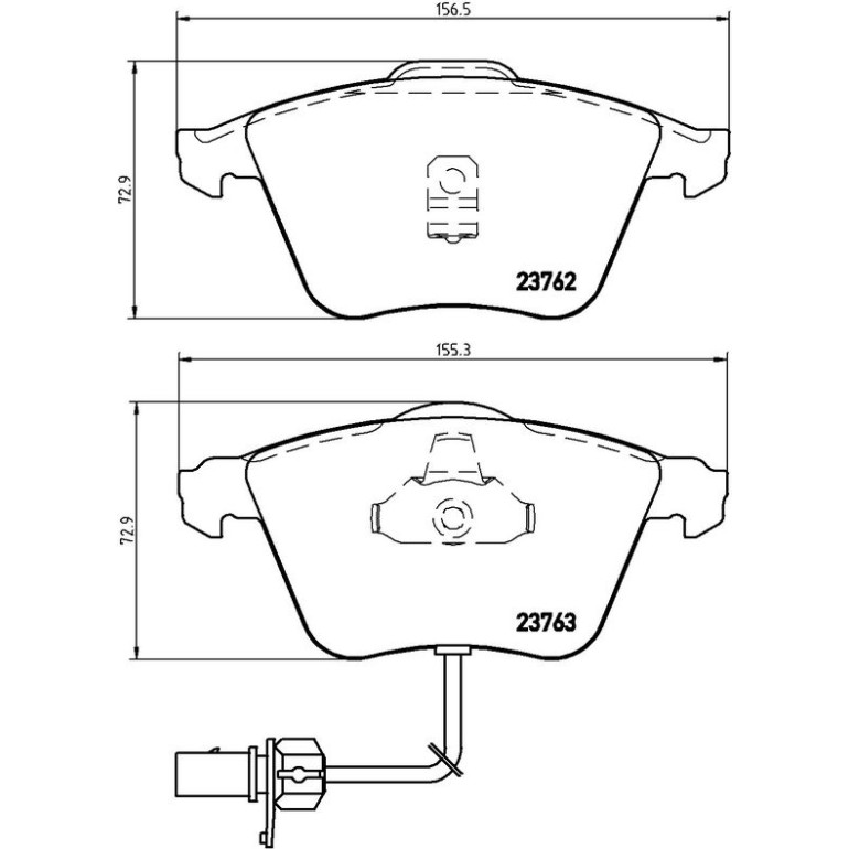 BREMBO Bremsklötze VA P 85 056 BREMBO Bremsklötze VA P 85 056