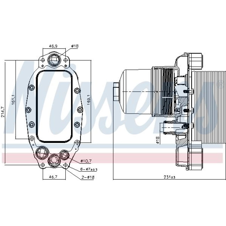 Ölkühler PKW 90948 Ölkühler PKW 90948