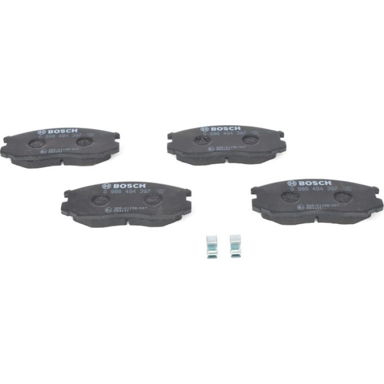 Bosch Bremsbelagsatz Vorderachse 0 986 494 397 Bosch Bremsbelagsatz Vorderachse 0 986 494 397