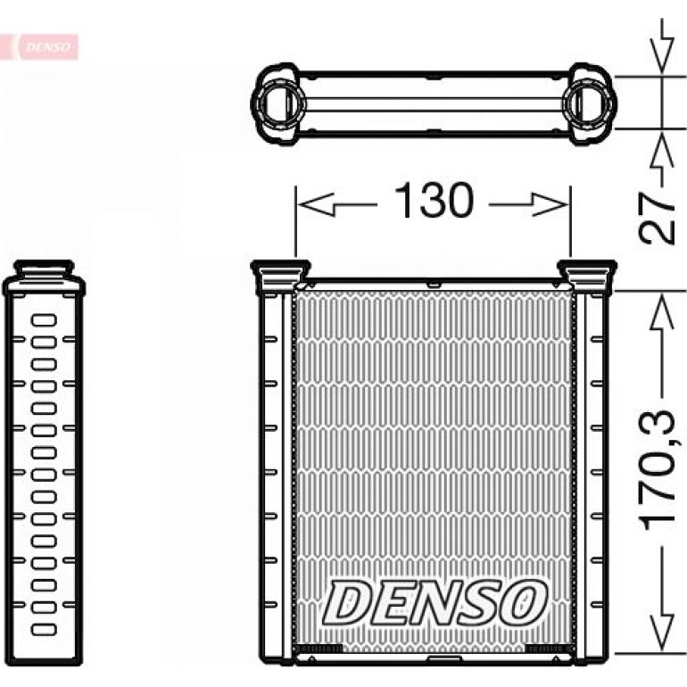 DENSO Heizkörper DRR46001 DENSO Heizkörper DRR46001