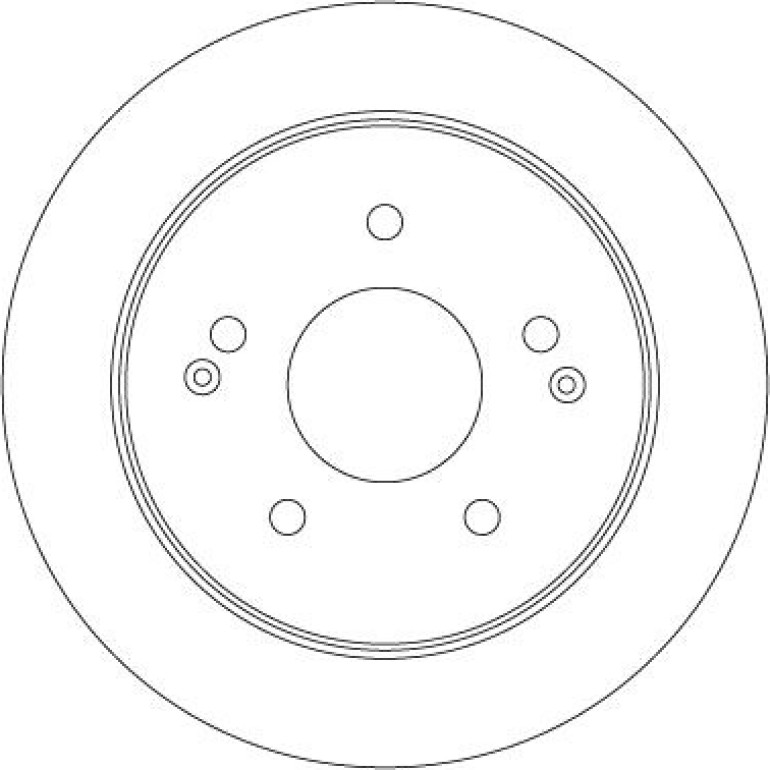 61 482 005 Bremsscheibe HA DF6879S 61 482 005 Bremsscheibe HA DF6879S