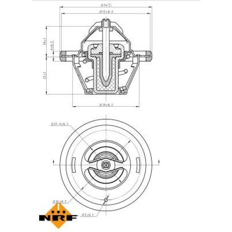 Thermostat, Kühlmittel 725064 Thermostat, Kühlmittel 725064