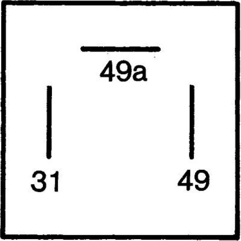 HELLA Blinkgeber 4DB 003 750-711 HELLA Blinkgeber 4DB 003 750-711