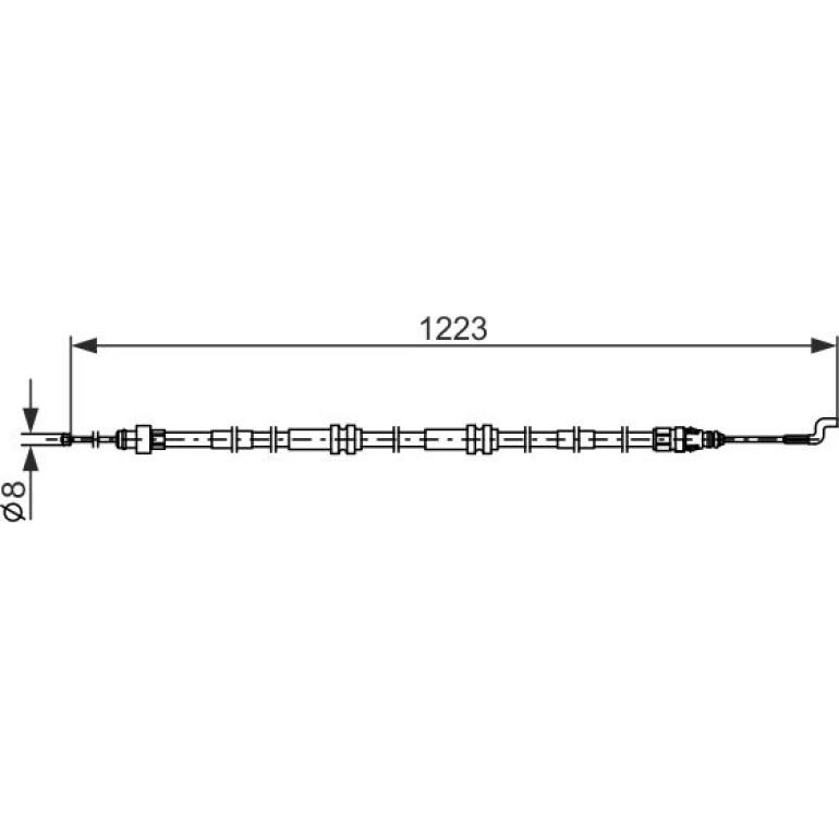 Handbremsseil 1987482862 Handbremsseil 1987482862