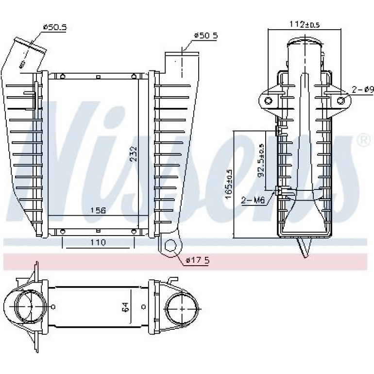 Ladeluftkühler PKW 96864
