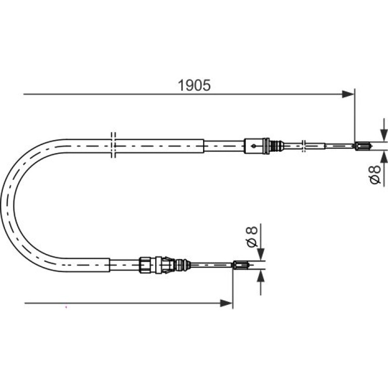 Handbremsseil 1987477237 Handbremsseil 1987477237