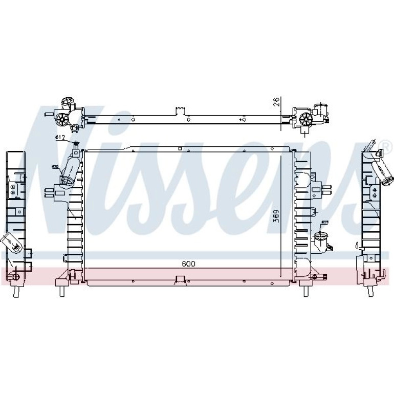 Wasserkühler PKW 63029A Wasserkühler PKW 63029A