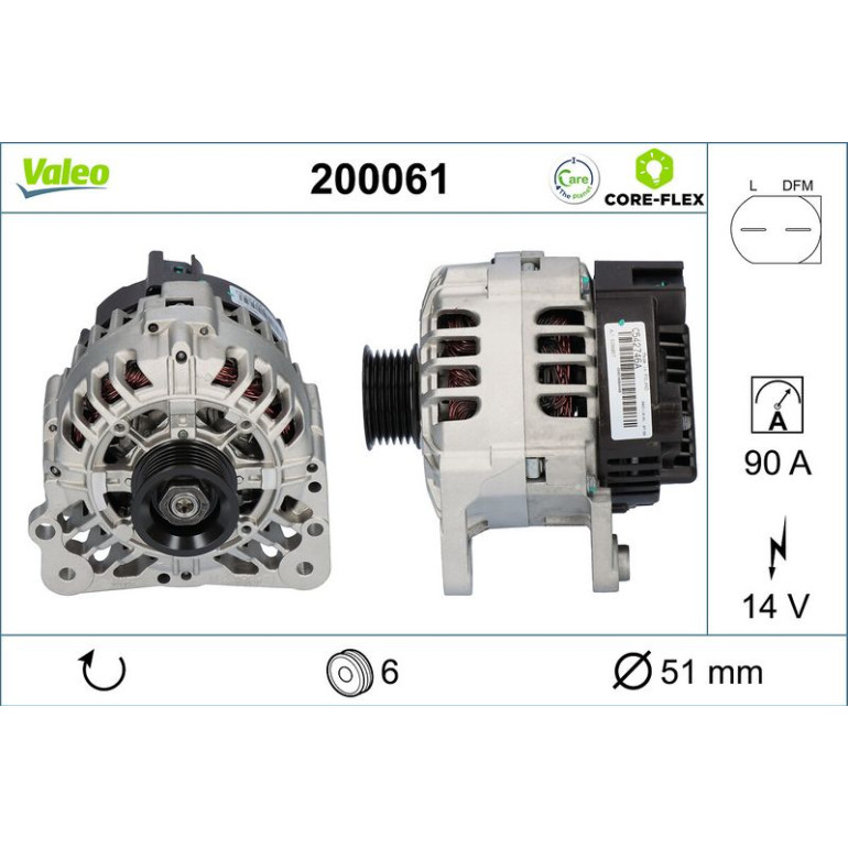 VALEO Generator 200061 VALEO Generator 200061