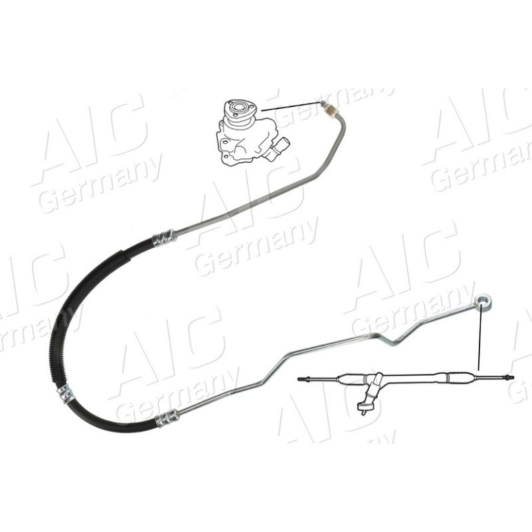 Hydraulikschlauch, Lenkung 58584 Hydraulikschlauch, Lenkung 58584