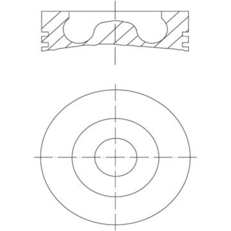 MAHLE Kolben 015 80 00 MAHLE Kolben 015 80 00
