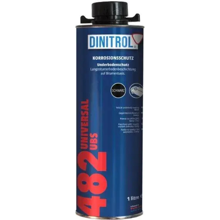 DINITROL 482 Universal Unterbodenschutz Schwarz 1 Liter Saugdose 1101510 DINITROL 482 Universal Unterbodenschutz Schwarz 1 Liter Saugdose 1101510